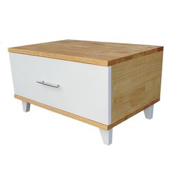 Tủ đầu giường 1 ngăn kéo gỗ cao su 60x40x33cm HDTDG68017