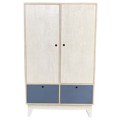 Tủ quần áo nhỏ gọn gỗ Plywood 100x50x170cm HDTQA68016