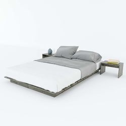 Giường ngủ SAMA gỗ cao su GN68024