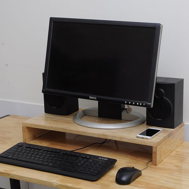 Kệ gỗ kê màn hình máy tính Monitor Stand 57x30x9 (cm) MS68001