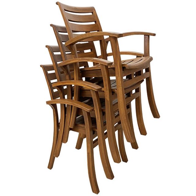 Bộ bàn ghế gỗ ngoài trời Valley -FSVL05 ( 1 bàn 4 ghế )