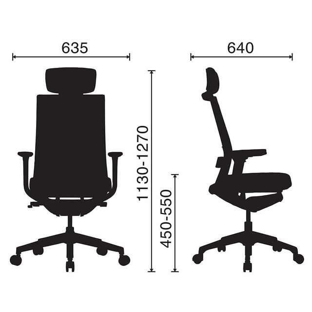 Ghế văn phòng cao cấp có tựa đầu Active-T01