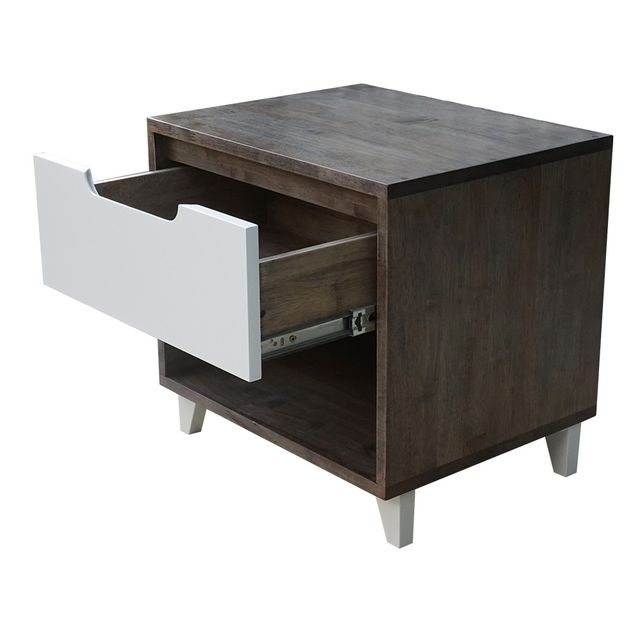 Tủ đầu giường 1 ngăn kéo gỗ màu nâu lau (50x40x48cm) HDTDG68016