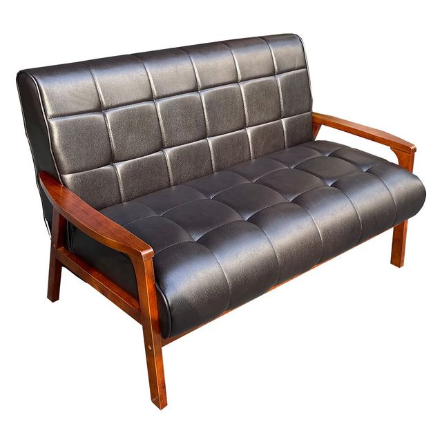 Ghế sofa khung gỗ nệm Simili cổ điển BNS8039-2P