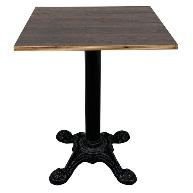 Bàn cafe vuông gỗ Plywood chân gang đúc 4 Chĩa CFD68069 với mặt bàn được làm từ gỗ Plywood cốt gỗ tự nhiên, bề mặt phủ melamin kết hợp với chân sắt đế gang đúc gân guốc hầm hố rất đẹp mắt. Bàn CFD68069 phù hợp với mọi không gian quán cafe, bàn tiếp khách văn phòng hay bàn ban công ... kết hợp với mọi loại ghế Cafe đều rất đẹp.

THÔNG TIN CHI TIẾT SẢN PHẨM

Mã sản phẩm: CFD68069
Hướng dẫn sử dụng: Bàn cafe
Chất liệu: Mặt bàn gỗ Plywood cốt gỗ tự nhiên mặt bàn phủ melamin, chân bàn gang sơn màu đen
Kích thước(D x R x C): 60x60x75cm
Màu sắc: mặt bàn vân sáng hoặc vân tối
Bảo hành: 12 Tháng