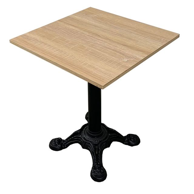 Bàn cafe vuông gỗ Plywood chân gang đúc 4 Chĩa CFD68069 với mặt bàn được làm từ gỗ Plywood cốt gỗ tự nhiên, bề mặt phủ melamin kết hợp với chân sắt đế gang đúc gân guốc hầm hố rất đẹp mắt. Bàn CFD68069 phù hợp với mọi không gian quán cafe, bàn tiếp khách văn phòng hay bàn ban công ... kết hợp với mọi loại ghế Cafe đều rất đẹp.

THÔNG TIN CHI TIẾT SẢN PHẨM

Mã sản phẩm: CFD68069
Hướng dẫn sử dụng: Bàn cafe
Chất liệu: Mặt bàn gỗ Plywood cốt gỗ tự nhiên mặt bàn phủ melamin, chân bàn gang sơn màu đen
Kích thước(D x R x C): 60x60x75cm
Màu sắc: mặt bàn vân sáng hoặc vân tối
Bảo hành: 12 Tháng