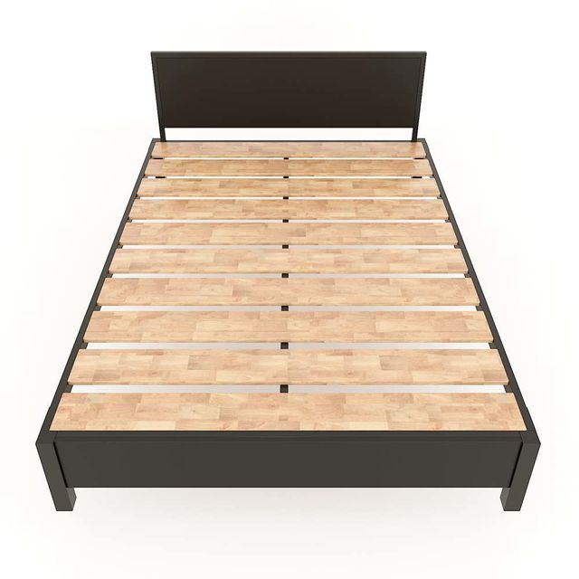 Giường ngủ Ferrro gỗ cao su khung sắt lắp ráp GN68031