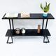 Bàn console, bàn trang trí 2 tầng mặt gỗ khung sắt CST016
