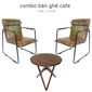Bộ bàn ghế cafe Lunar CBCF130