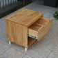 Tủ đầu giường 1 ngăn kéo gỗ cao su (50x40x48cm) HDTDG68015
