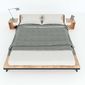 Kệ để đầu giường đơn giản gỗ cao su tự nhiên TDG68026